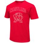 Men's Campus Heritage Maryland Terrapins Logo Tee, Size: Xxl, Dark Red