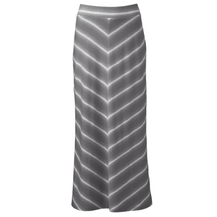 Petite Sonoma Goods For Life&trade; Maxi Skirt, Women's, Size: L Petite, Dark Grey