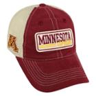 Adult Top Of The World Minnesota Golden Gophers Patches Adjustable Cap, Dark Red