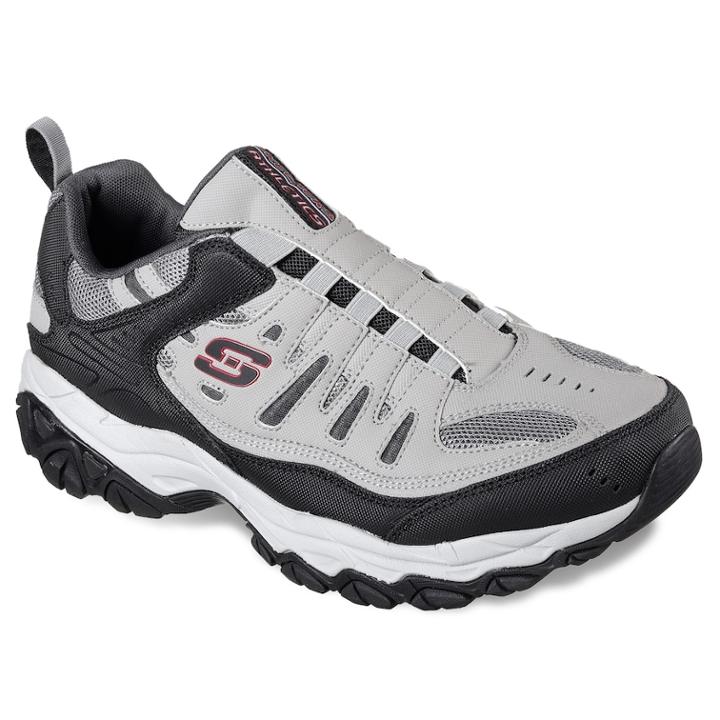 Skechers Afterburn M-fit Men's Slip On Sneakers, Size: 7, Brt Blue
