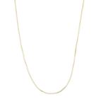 Primavera 24k Gold Over Silver Venetian Box Chain Necklace, Women's, Size: 18, Yellow