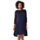 Maternity Pip & Vine By Rosie Pope Lace Shift Dress, Women's, Size: Xl-mat, Blue (navy)