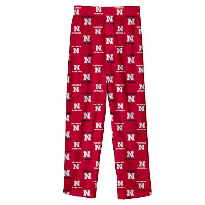 Boys 8-20 Nebraska Cornhuskers Team Logo Lounge Pants, Size: S 8, Red