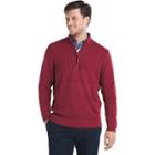 Men's Izod Newport Regular-fit Cable-knit Quarter-zip Pullover, Size: Xxl, Brt Red