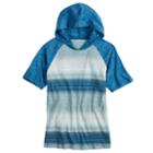 Boys 8-20 Urban Pipeline&reg; Striped Hooded Tee, Size: Large, Med Green