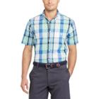Big & Tall Chaps Classic-fit Plaid Easy-care Button-down Shirt, Men's, Size: 2xb, Green