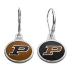 Fiora Purdue Boilermakers Sterling Silver Team Logo Drop Earrings, Girl's, Multicolor