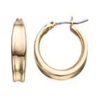 Napier Gold Tone Hoop Earrings, Women's