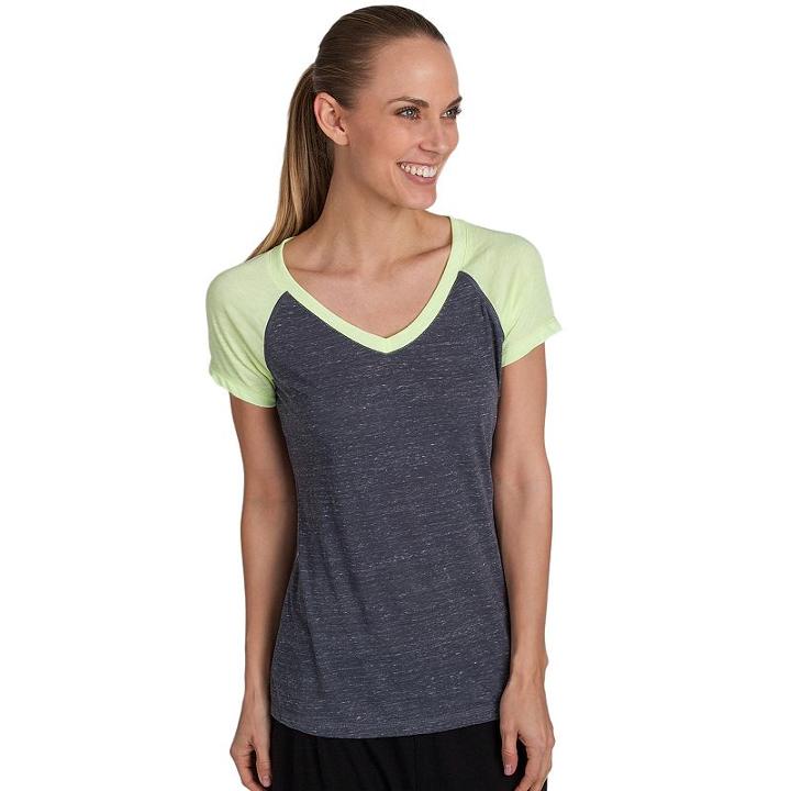 Women's Jockey Sport Center Court Tee, Size: Large, Lt Yellow