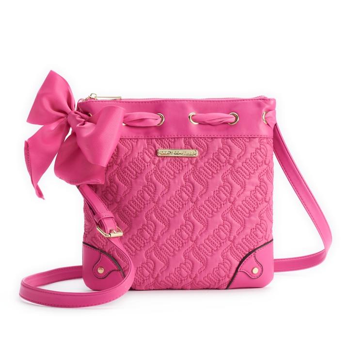 Juicy Couture Sweet Dreams Bow Crossbody Bag, Women's, Med Pink