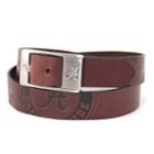 Men's Alabama Crimson Tide Brandish Leather Belt, Size: 44, Brown