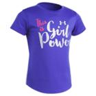 Girls 4-6x Under Armour This Is Girl Power Tee, Size: 6, Med Purple