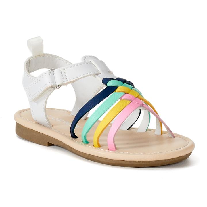 Carter's Denise 2 Toddler Girls' Sandals, Size: 11, White