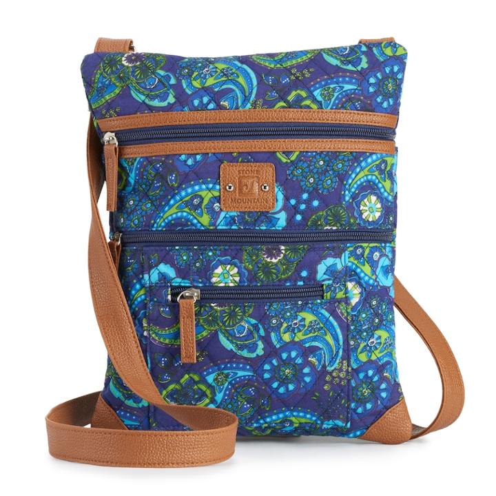 Stone & Co. Quilted Lockport Crossbody Bag, Women's, Blue (navy)