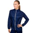 Women's Jockey Sport Breeze Packable Running Jacket, Size: Large, Brt Blue
