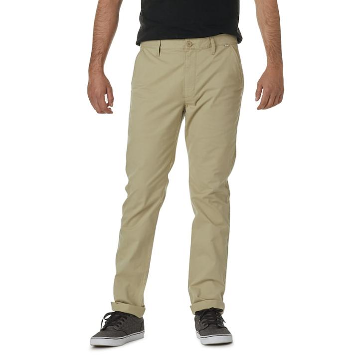 Men's Vans Slicked Twill Pants, Size: 38 - Regular, Black