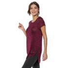 Women's Apt. 9&reg; Essential High-low Tunic, Size: Large, Dark Red