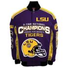Men's Franchise Club Lsu Tigers Champions Twill Jacket, Size: Xxl, Purple