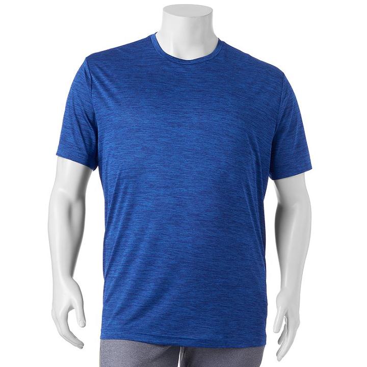 Big & Tall Classic-fit Crewneck Tee, Men's, Size: 2xb, Blue Other