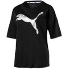 Women's Puma Summer Metallic Graphic Tee, Size: Xl, Black