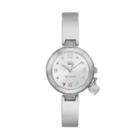 Juicy Couture Women's Sienna Crystal Stainless Steel Half Bangle Watch - 1901494, Size: Small, Silver