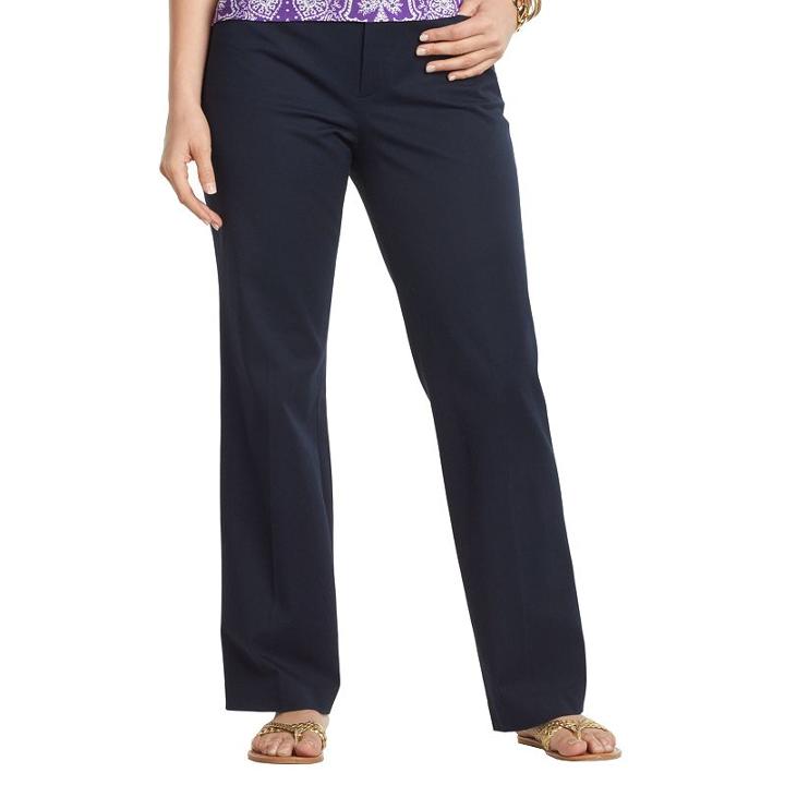 Plus Size Chaps Straight-leg Dress Pants, Women's, Size: 16w Short, Blue