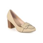 Journee Collection Cass Women's Loafer High Heels, Girl's, Size: 10, Lt Beige