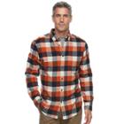 Big & Tall Croft & Barrow&reg; True Comfort Classic-fit Flannel Button-down Shirt, Men's, Size: Xxl Tall, Med Brown