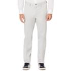 Men's Savane Ultimate Straight-fit Performance Flat-front Chino Pants, Size: 32x32, Light Grey