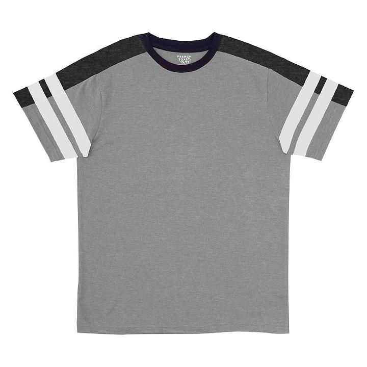 Boys 8-20 French Toast Pieced Tee, Boy's, Size: Large, Light Grey