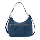 Travelon Anti-theft Signature Hobo Bag, Women's, Blue
