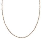 Sterling Silver Two Tone Butterfly Twist Chain Necklace - 30 In, Women's, Size: 30