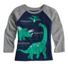 Toddler Boy Jumping Beans&reg; Long Sleeve Raglan Graphic Tee, Size: 5t, Dark Blue