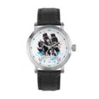 Disney's Pirates Of The Caribbean Trickster Of The Caribbean Men's Leather Watch, Size: Large, Black