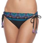 Women's Apt. 9&reg; Embroidered Hipster Bikini Bottoms, Size: Small, Ovrfl Oth
