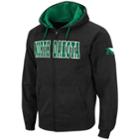 Men's North Dakota Fighting Hawks Full-zip Fleece Hoodie, Size: Xl, Grey