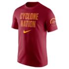 Men's Nike Iowa State Cyclones Verbiage Tee, Size: Large, Red