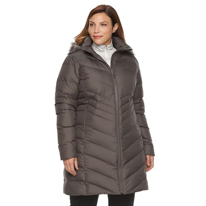 Plus Size Columbia Icy Heights Hooded Down Puffer Jacket, Women's, Size: 3xl, Ovrfl Oth