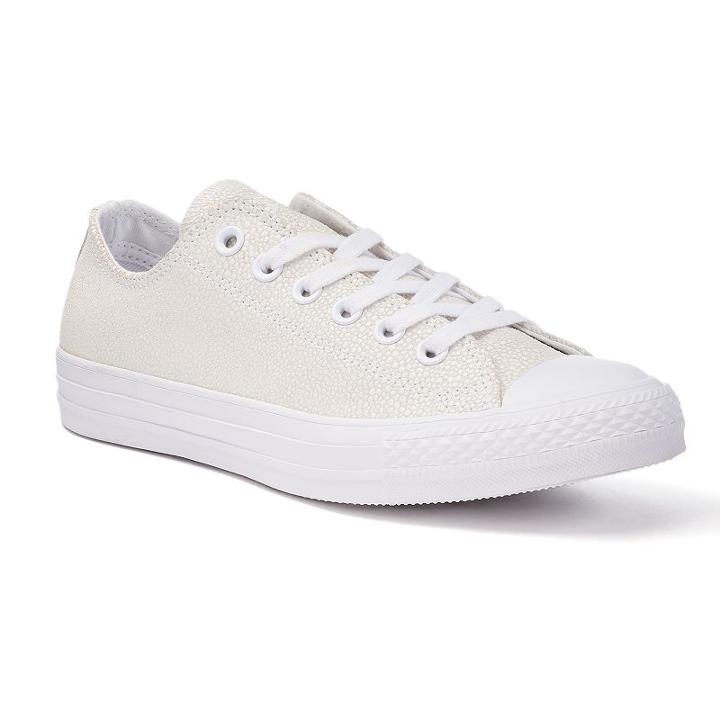 Women's Converse Chuck Taylor All Star Stingray Metallic Shoes, Size: 6, White Oth
