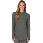 Plus Size Cuddl Duds Stretch Thermal Tunic Hoodie, Women's, Size: 2xl, Med Green