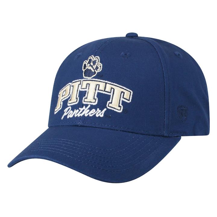 Adult Top Of The World Pitt Panthers Advisor Adjustable Cap, Men's, Blue (navy)