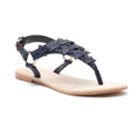 Lc Lauren Conrad Women's Floral Applique Slingback Thong Sandals, Size: Medium, Blue