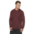 Men's Tek Gear&reg; Drytek Space-dye Tee, Size: Xxl, Dark Red