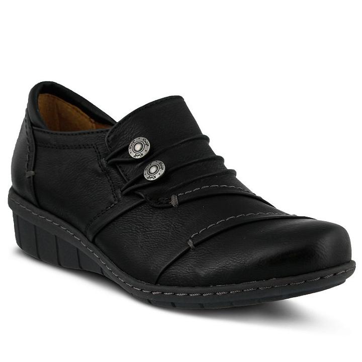Spring Step Hannah Women's Water-resistant Wedge Shoes, Size: 38, Black