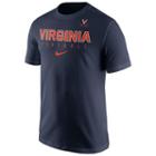 Men's Nike Virginia Cavaliers Practice Tee, Size: Large, Blue (navy)