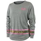 Women's Realtree Dream Oversized Long Sleeve Tee, Size: Xl, Black