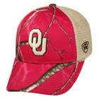 Top Of The World, Adult Oklahoma Sooners Doe Camo Adjustable Cap, Med Pink