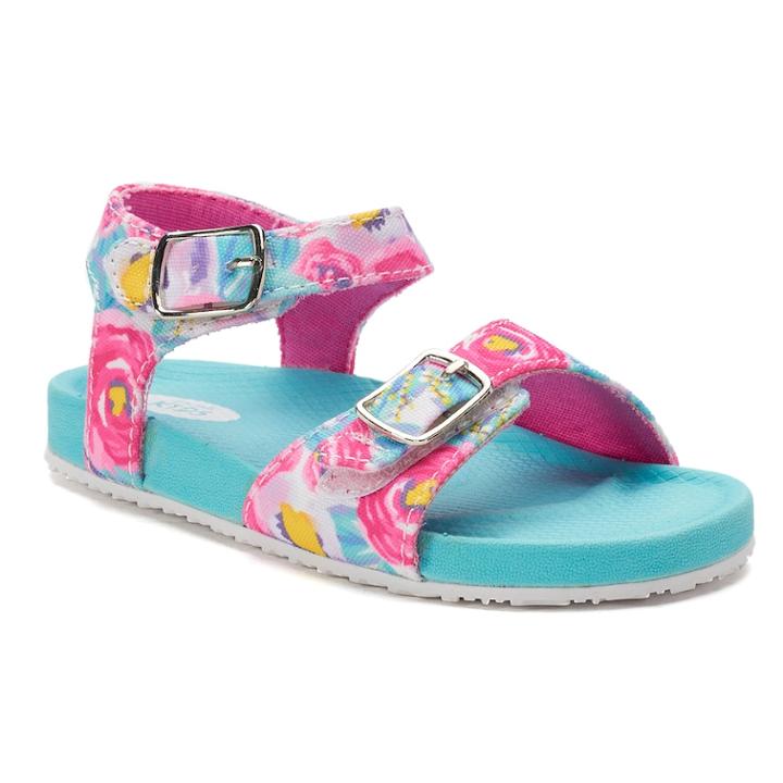 Dr. Scholl's Isla Toddler Girls' Floral Sandals, Size: 5 T, Pink Ovrfl