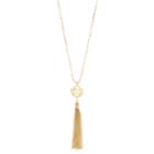 Lc Lauren Conrad Tassel Pendant Necklace, Women's, Gold