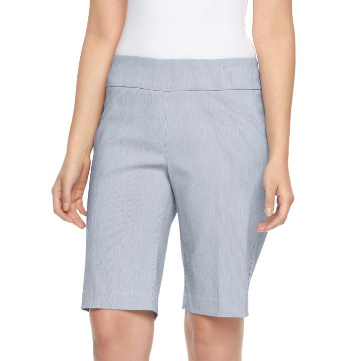 Women's Dana Buchman Pull-on Bermuda Shorts, Size: Large, Natural
